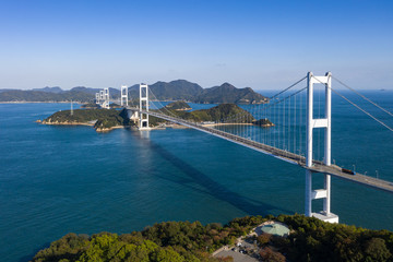 来島海峡（しまなみ海道）　空撮