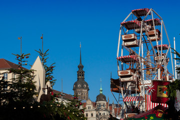 Der Weihnachtsmarkt in Dresden, Sachsen