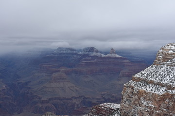 Snowy Grand Canyon