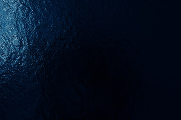 Blue reflective background with metal texture. Vintage pattern backdrop.