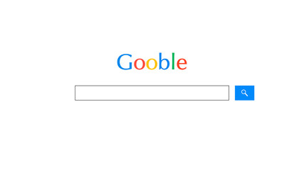 Flat vector search page, query search results page. Browser window. Flat style.