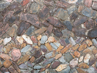 Wall stone block vintage and retro background abstract.