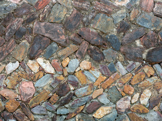 Wall stone block vintage and retro background abstract.