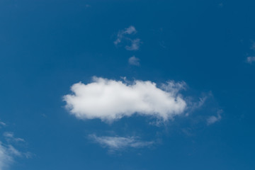 Blue sky background with clouds in cloudy day.