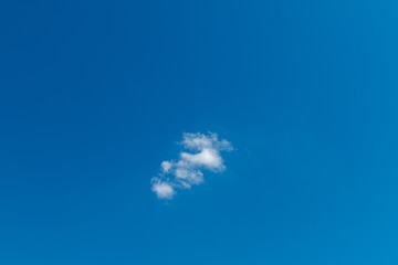 Blue sky background with clouds in cloudy day.