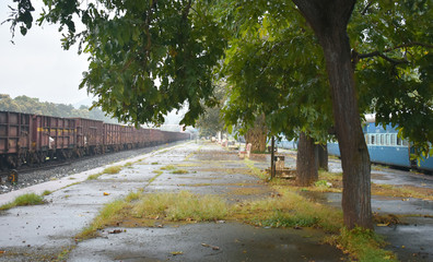 kulem station in goa, India in spring season