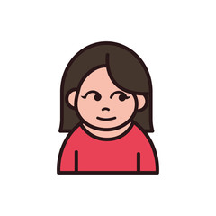 woman cartoon character portrait people