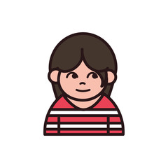 man cartoon character portrait people