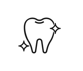Teeth icon vector