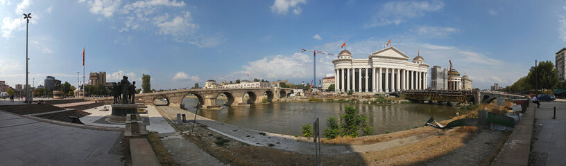 Skopje City Panorama Macedonia