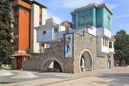 Mother Teresa Museum in Skopje Macedonia