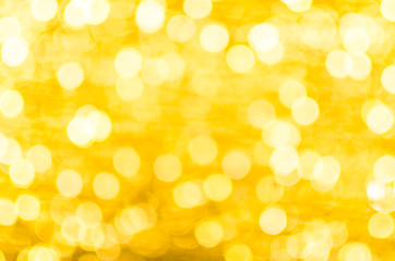 Abstract Bokeh background of defocused glittering lights. Christmas, Party, New Year, luxurious background pattern concept. banner