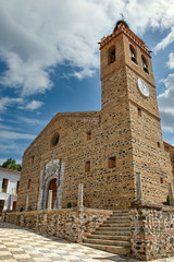 calle de la Iglesia de San Martín en Almonaster la Real, Huelva