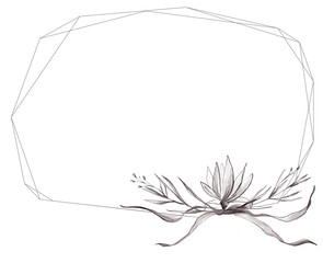 Hand Drawn Watercolor Floral Clipart, Leaves, Wreath, Brush Stroke, Texture, Geometric Frame, Floral Bouquet