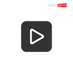 Play Media Icon Design Vector