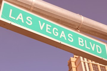 Vegas - Las Vegas B, d. Vintage filter color tone.