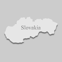 map of Slovakia