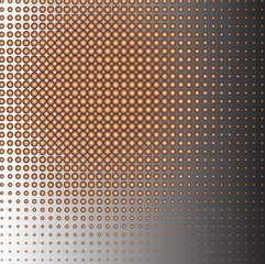 metal background with spheres