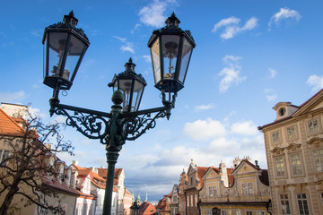 Fototapeta na wymiar Prague lampadaire