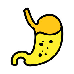 Gastric icon vector 