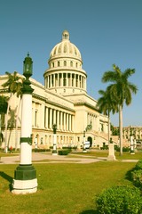 Havana, Cuba. Vintage filtered colors.