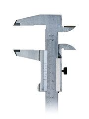 Old, shabby measuring instrument caliper