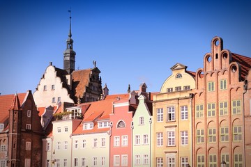 Obraz premium Poland - Gdansk. Filtered color tone.