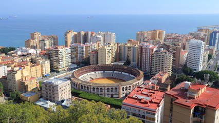 Naklejka premium Malaga city, Spain
