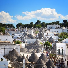 Alberobello trulli. UNESCO World Heritage Site in Italy.