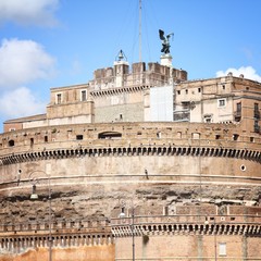 Obraz premium Rome castle. Italian landmark.