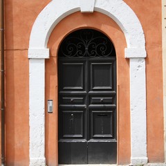 Fototapeta premium Rome door - Italian landmarks
