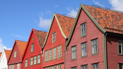 Fototapeta na wymiar Bergen - UNESCO World Heritage site in Norway