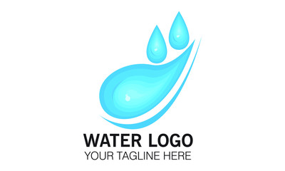 Fototapeta premium WATER LOGO VECTOR