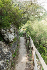 Path on the Sicilian hills