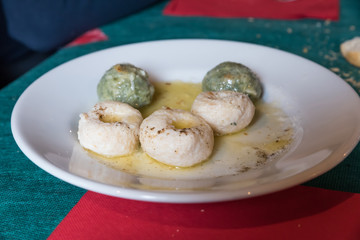Gnocchi with ricotta and nettle