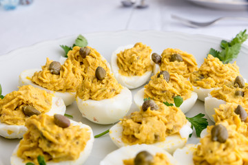 Easter eggs blessed as a starter