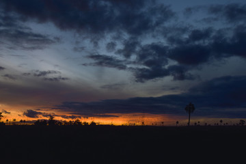 atardecer