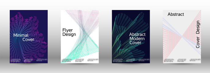 Cover design template set 