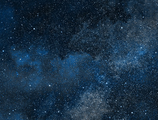 Night sky with stars as background