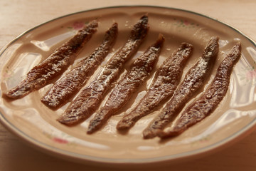 red peppers with anchovies very delicious