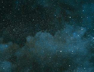 Night sky with stars as background