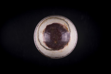 Jupiter planet isolated on black background