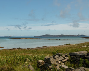 landscape with sea and blue sky