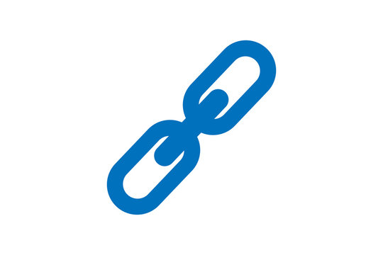 Chain icon, link icon vector illustration