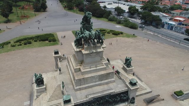 Parque da Independencia view, Ipiranga, Sao Paulo, Brazil.Monument view.Parque da Independencia view, Ipiranga, Sao Paulo, Brazil.Monument view.Parque da Independencia view, Ipiranga.Monument view.
