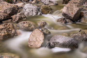 stones in water
