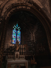 Inside of the Catholic Church in Avignon