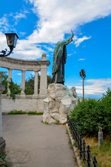 Budapest Hungary, city skyline. Old beautiful architecture in Budapest, Hungary