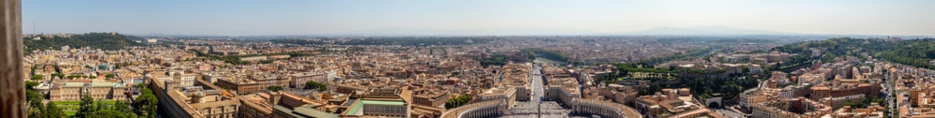 Fototapeta premium aerial view of rome italy