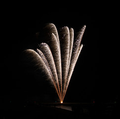 fireworks in the sky